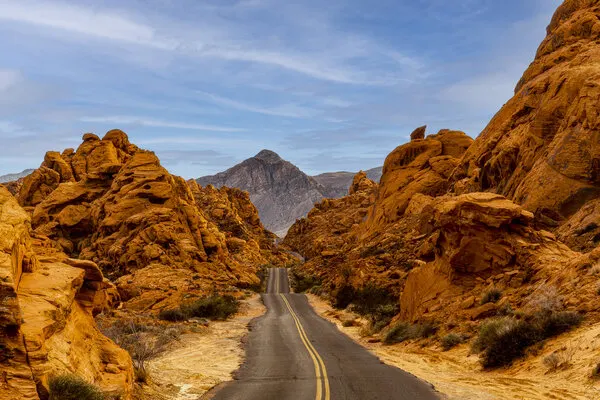 Winding Red Rock Road, wall art by Rob Ryan