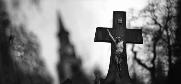 Crucifix and Steeple, wall art by Ricky Siegers