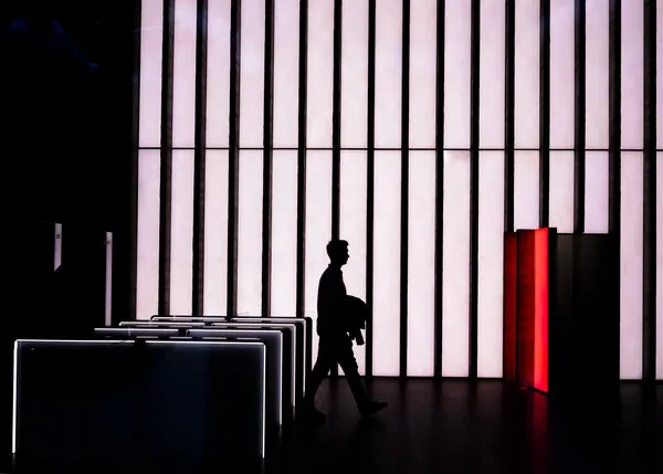 Red Light Passage, wall art by Rudy Mareel