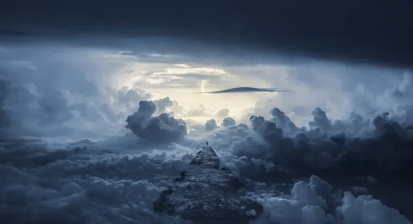 Path Above Clouds, wall art by Mika Suutari