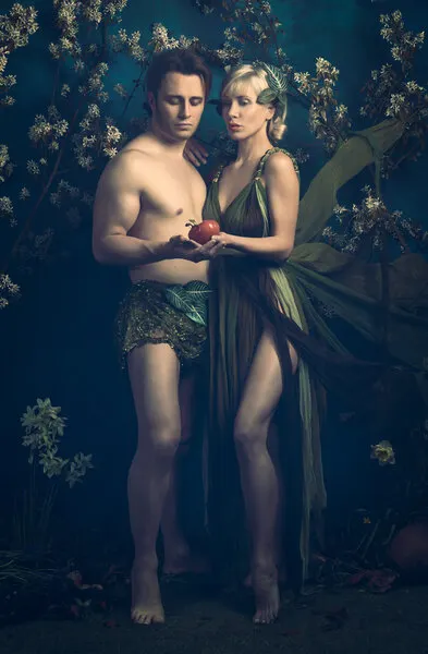 Adam And Eve, wall art by Ineke Mighorst