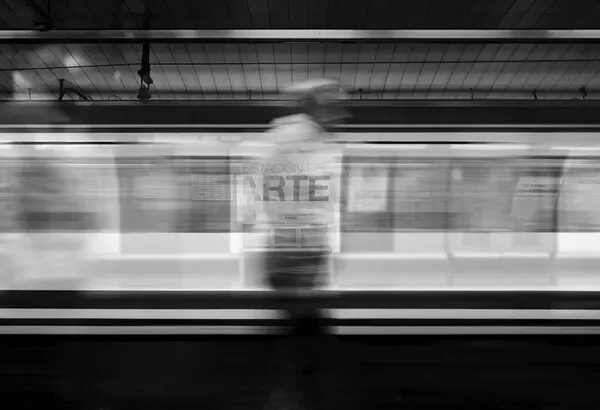 Subway Motion Blur, wall art by Milena Seita
