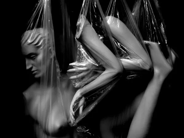 Wrapped Mannequin Forms, wall art by Ivan Lesica