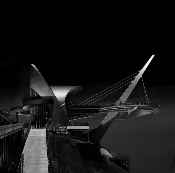 Sleek Futuristic Structure, wall art by Jiahong Zeng