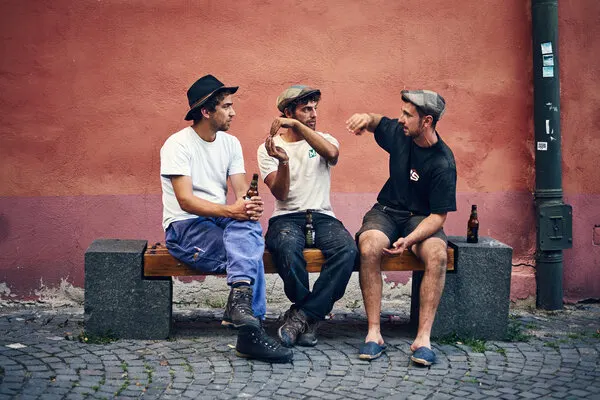 Urban Friends Relaxing, wall art by Denis Malciu