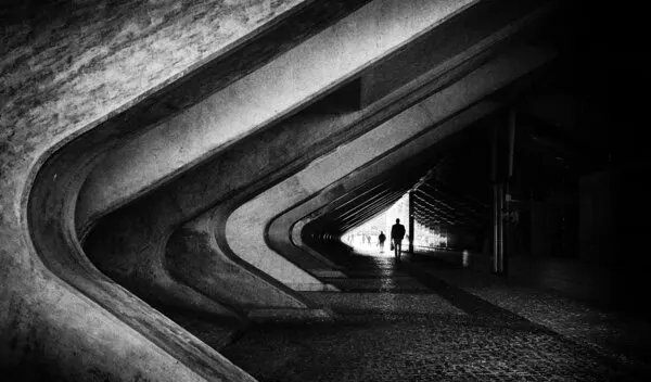 Architectural Light Path, wall art by Jorge Pena