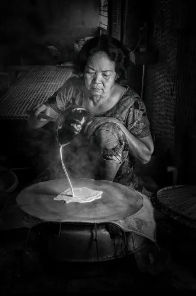 Traditional Cooking Process, wall art by Jani Novak