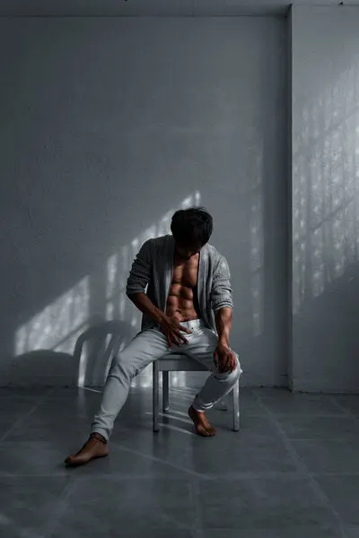 Shadowed Strength Man, wall art by h112o1