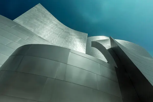 Sleek Silver Curves, wall art by Gustavo Costa