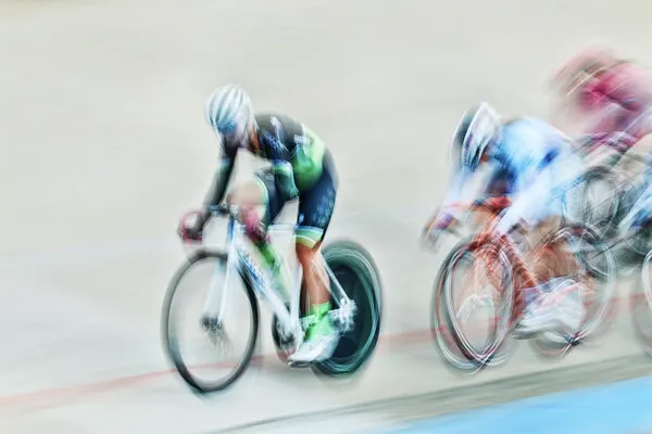 Fast Track Cycling, wall art by Dusan Ignac