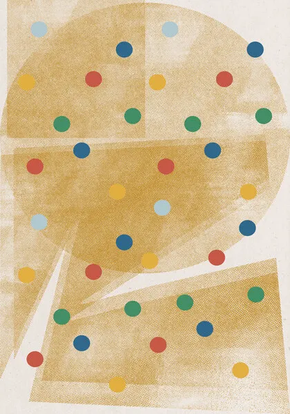 Polka Dot Harmony, wall art by THE MIUUS STUDIO