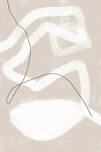 Organic Lines And Shapes, wall art by uplusmestudio