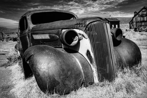 Forgotten Classic Car, wall art by Dieter Walther