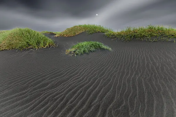 Moonlit Volcanic Dunes, wall art by Hsiao-Yang Fei