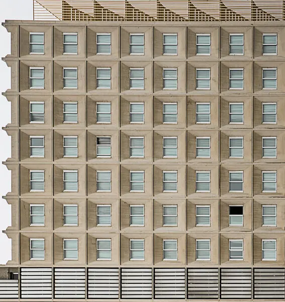 Geometric Building Facade, wall art by Carlos Pardo