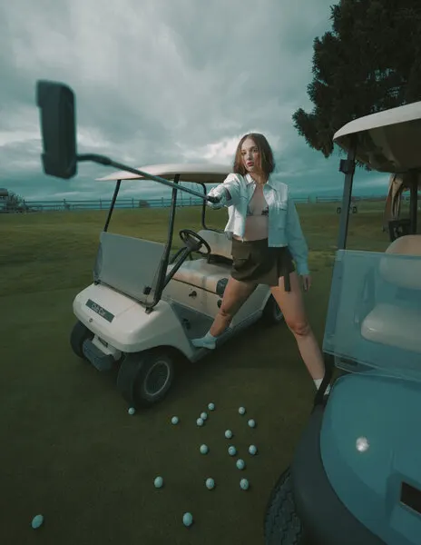 Golf Course Selfie, wall art by Yasin Hasanian