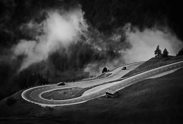 Winding Mountain Road, wall art by Milan Uhrin  AFIAP AZSF