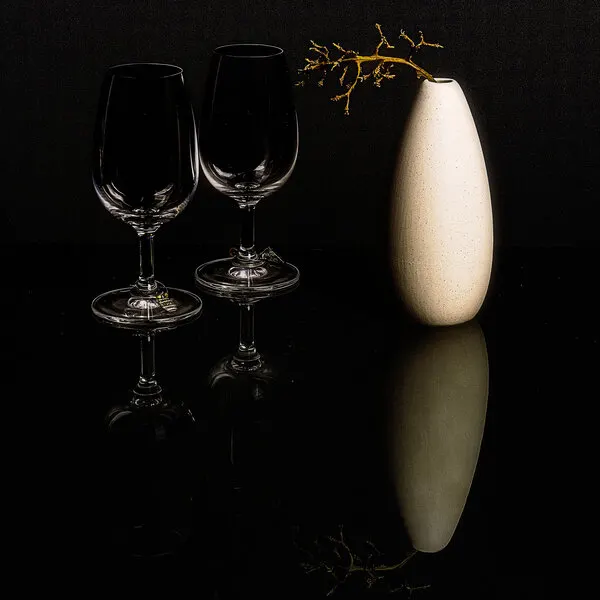 Elegant Glassware Still Life, wall art by Rob Ryan