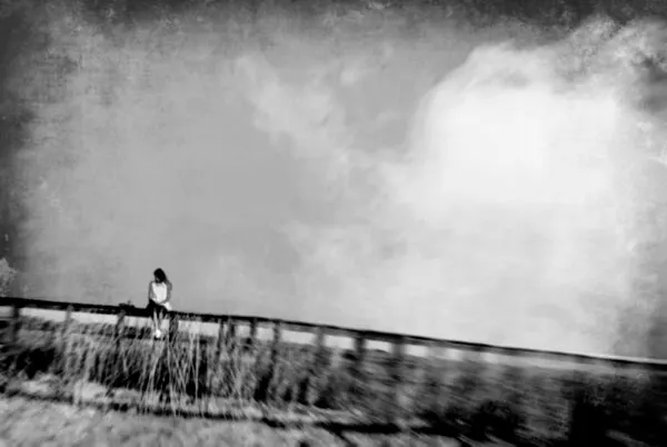 Quiet Moment Under Sky, wall art by Milena Seita
