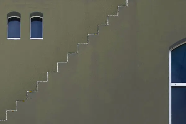 Geometric Steps and Windows, wall art by wiebe wilbers