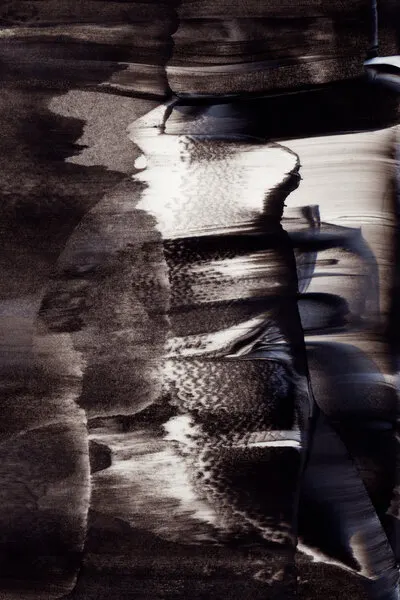 Monochrome Textures And Fluid Brushstrokes, wall art by uplusmestudio