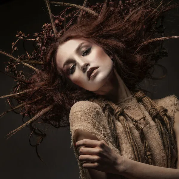 Earthy Woman Portrait, wall art by Klaus Tesching