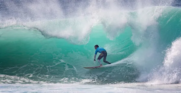 Surfer Inside The Barrel, wall art by Jorge Feteira