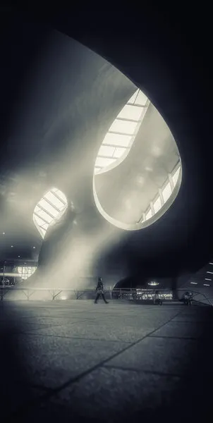 Dramatic Curved Architecture, wall art by Jörg  Vollrath