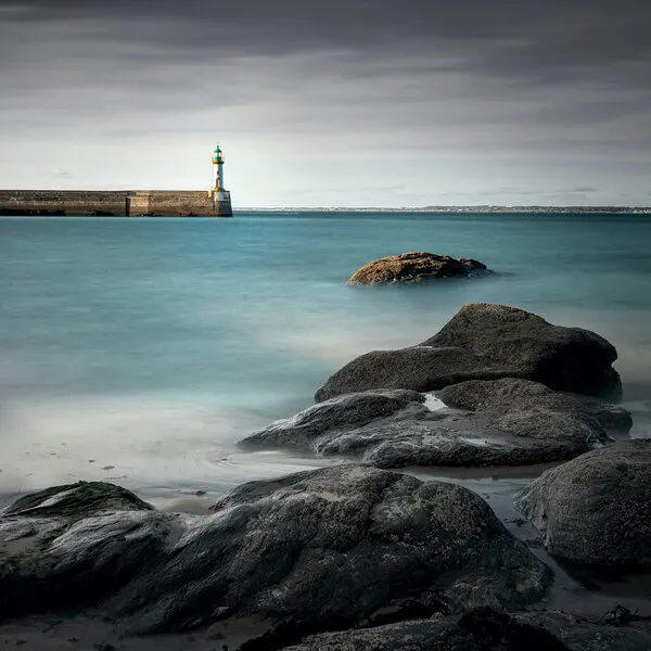 Dreamy Coastal Lighthouse, wall art by av peteghium