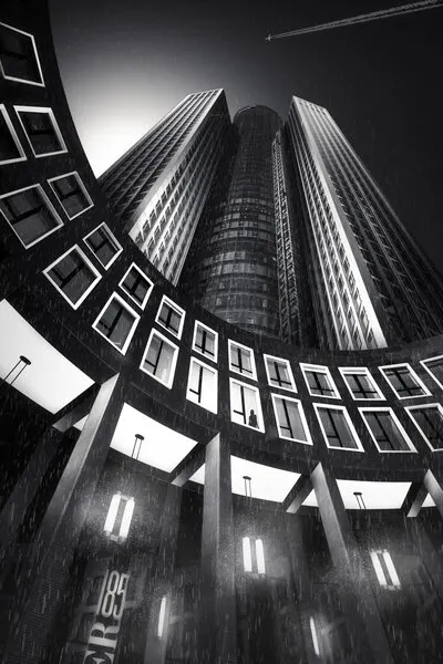 Dramatic Urban Towers, wall art by Dani Otero Sobrino