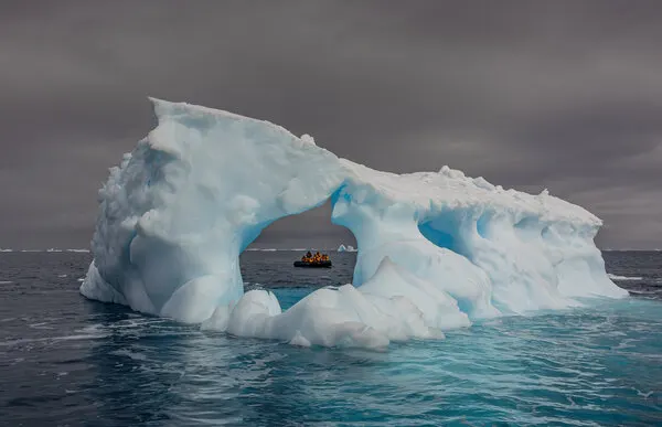 Iceberg Archway Adventure, wall art by Ning Lin
