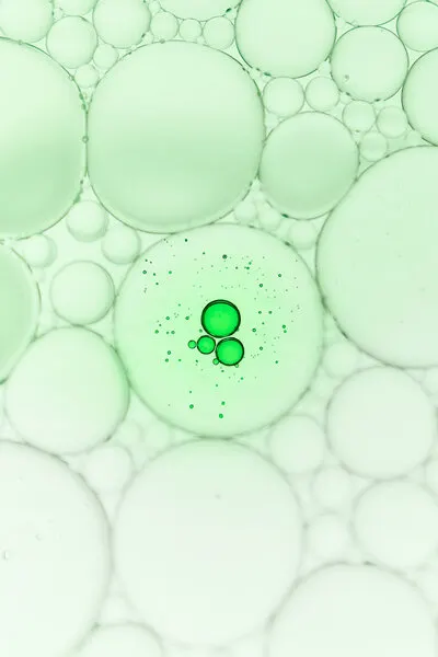 Abstract Green Bubbles, wall art by Vladislav Danilov