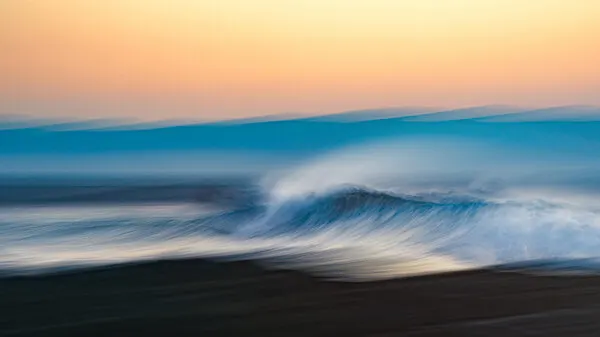 Abstract Ocean Waves, wall art by Shawn Orbe