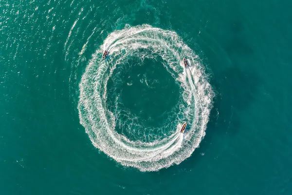 Circular Jet Ski Ride, wall art by Ido Meirovich