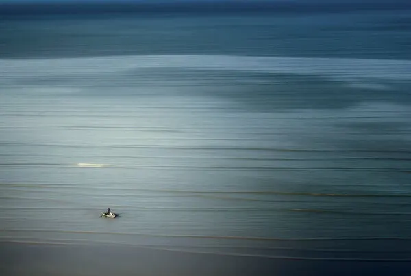 Lone Boat Serenity, wall art by Cie Shin