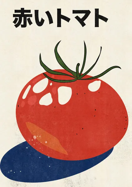 Vibrant Red Tomato, wall art by Nicholas
