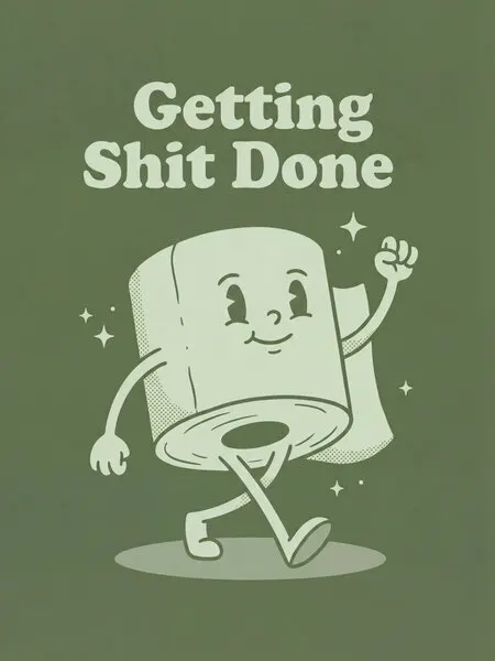 Getting Things Done Roll, wall art by Andreas Magnusson