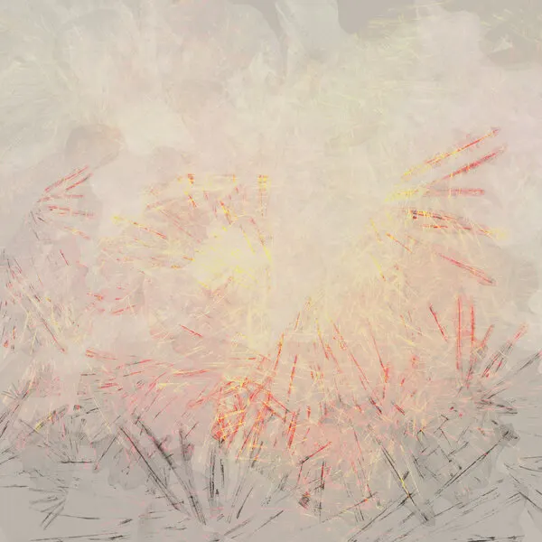 Glowing Abstract Strokes, wall art by Dina Dankers
