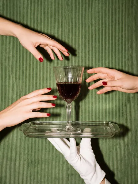 Elegant Wine Service, wall art by Andreas Magnusson