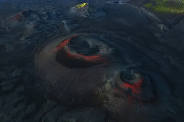 Colorful Volcanic Craters, wall art by Lazar Ioan Ovidiu