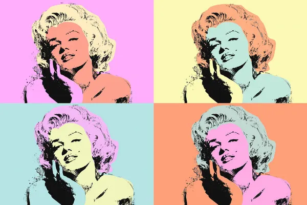 Iconic Marilyn Pop Art, wall art by Treechild