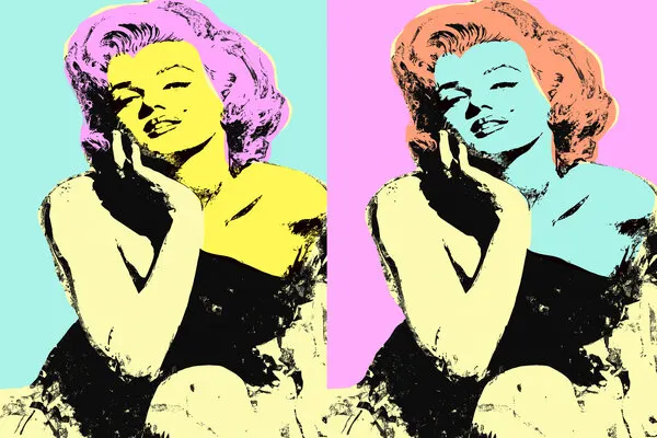 Colorful Pop Art Icon, wall art by Treechild
