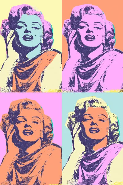 Iconic Pop Art Beauty, wall art by Treechild