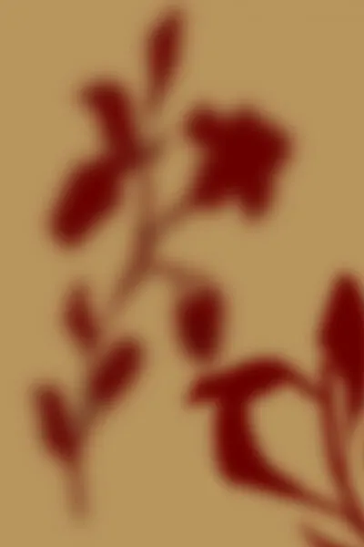 Red Floral Silhouette, wall art by THE MIUUS STUDIO