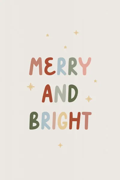 Merry And Bright Stars, wall art by Mathieu