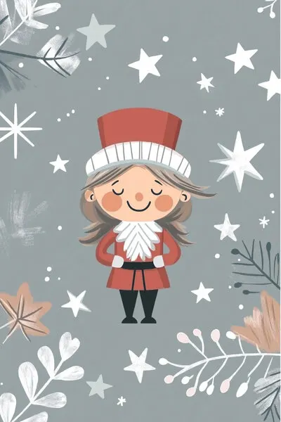 Nutcracker Winter Dream, wall art by Mathieu