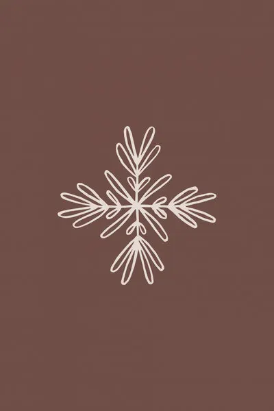 Cozy Winter Snowflake, wall art by Karen Menzenbach