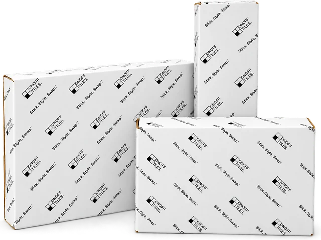 OnOff Tiles sample kit boxes