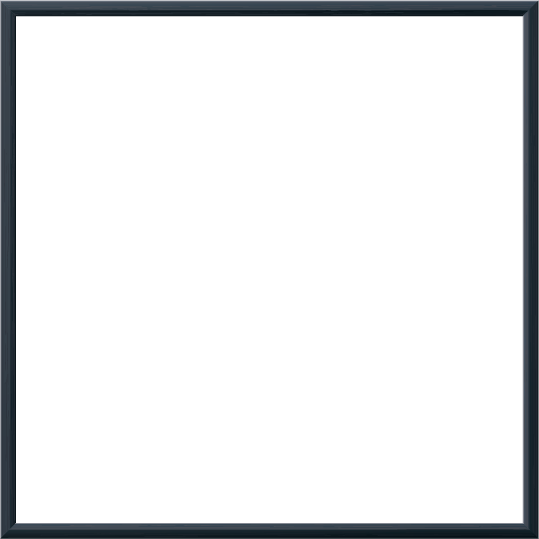 Black ½″ frame, 12 by 12 inches