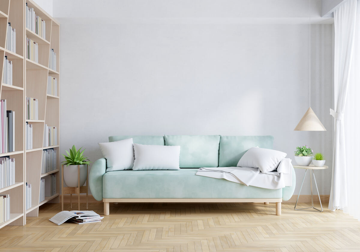Set shown in a living room